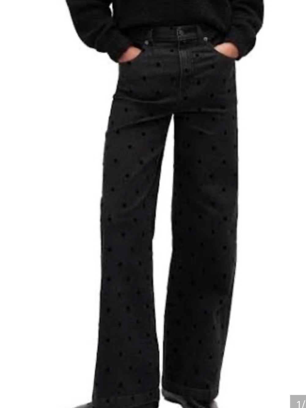 GAP Women's Stride High Rise
Flocked Jeans